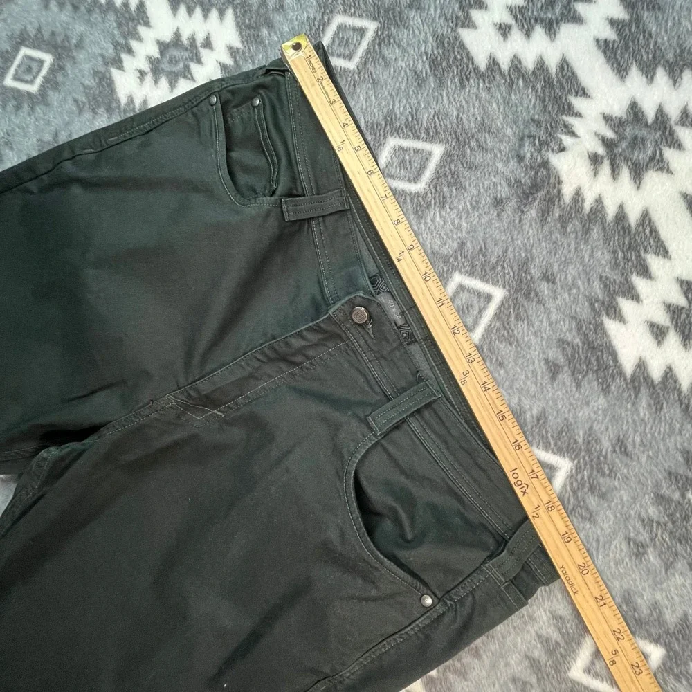 5.11 Tactical Defender-Flex Slim Pants Mens 40x34 Dark Green Black Twill 74464